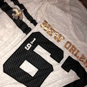 Victoria’s Secret PINK NFL Saints Shirt (L)